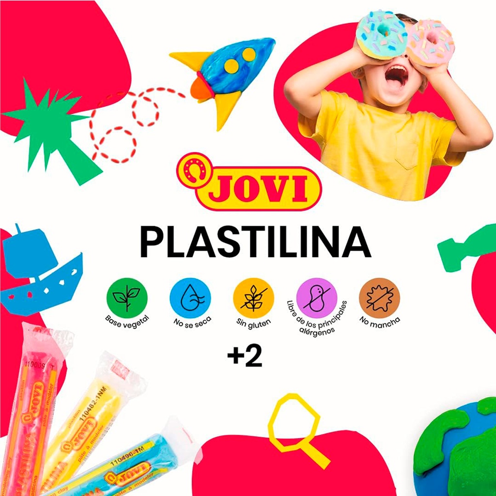 Plastilina Jovi 15 colores surtidos