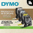 Características de cinta Dymo D1