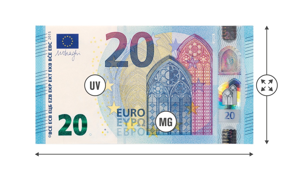 La contadora de billetes Safescan 2210 detecta billetes falsos de Euro