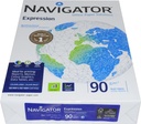 Paquetes con 500 hojas de papel de 90 gramos Navigator Expression