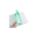 Comprar portada de encuadernacion de PVC DIN-A4 transparente verde al mejor precio
