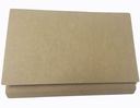 Subcarpetas Pocket en cartulina de 320 gramos kraft marrón