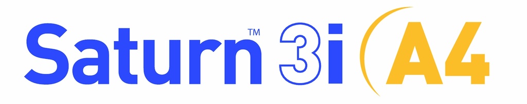 Logo de la plastificadora Fellowes Saturn A4