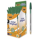 Caja de 50 bolígrafos BIC Cristal verde