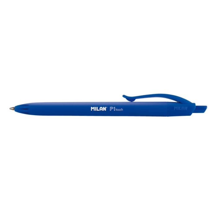 Caja de 25 bolígrafos Milan P1 touch azul