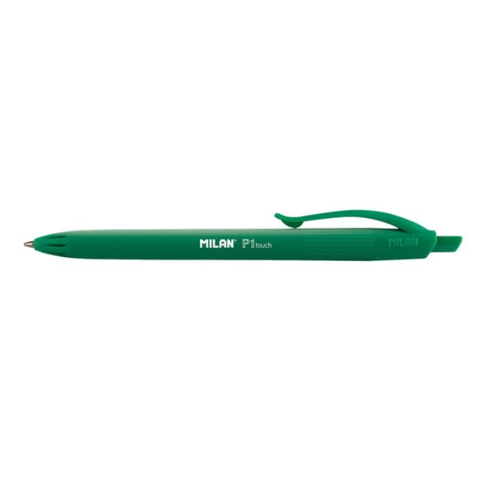 Caja de 25 bolígrafos Milan P1 touch verde