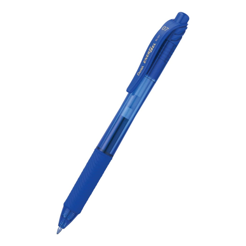 12 bolígrafos con tinta de gel Pentel Energel azules