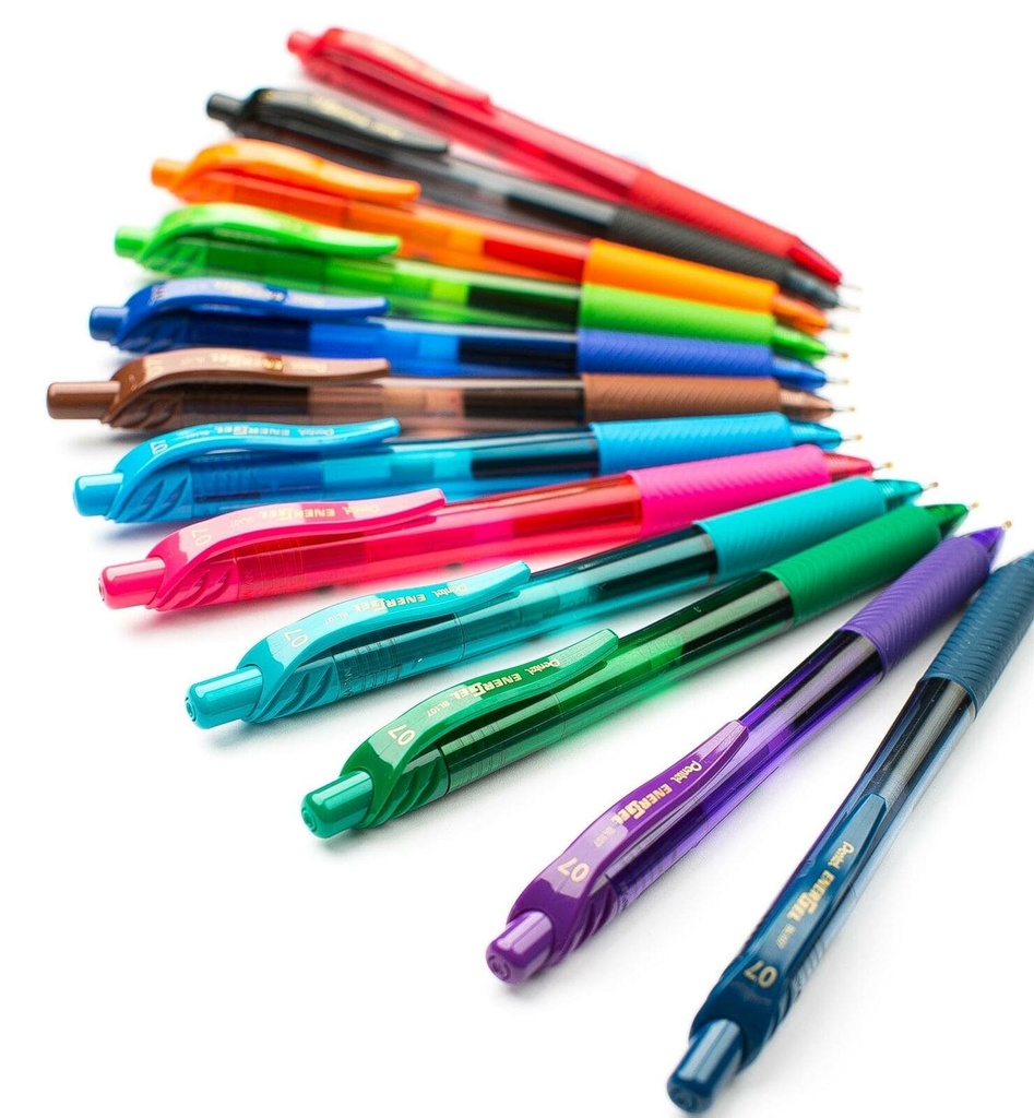 Gama de colores para bolígrafos Pentel Energel X BL107
