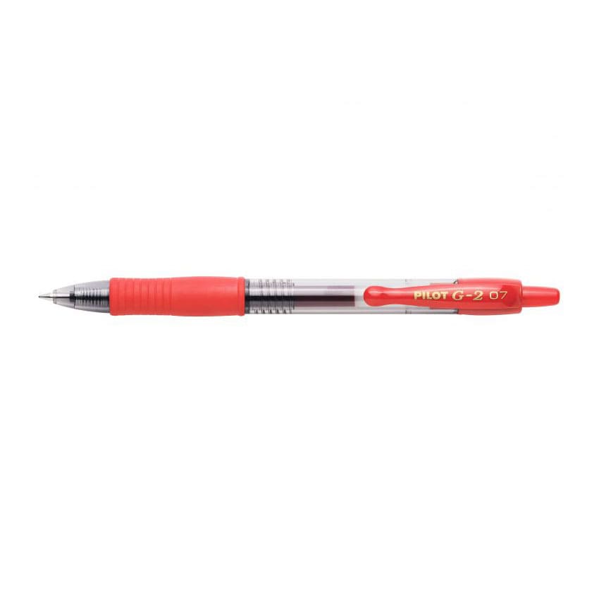 Caja de 12 bolígrafos Pilot color rojo