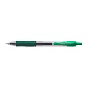 Caja de 12 bolígrafos Pilot color verde