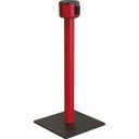 Poste separador para uso industrial Hedge en color rojo