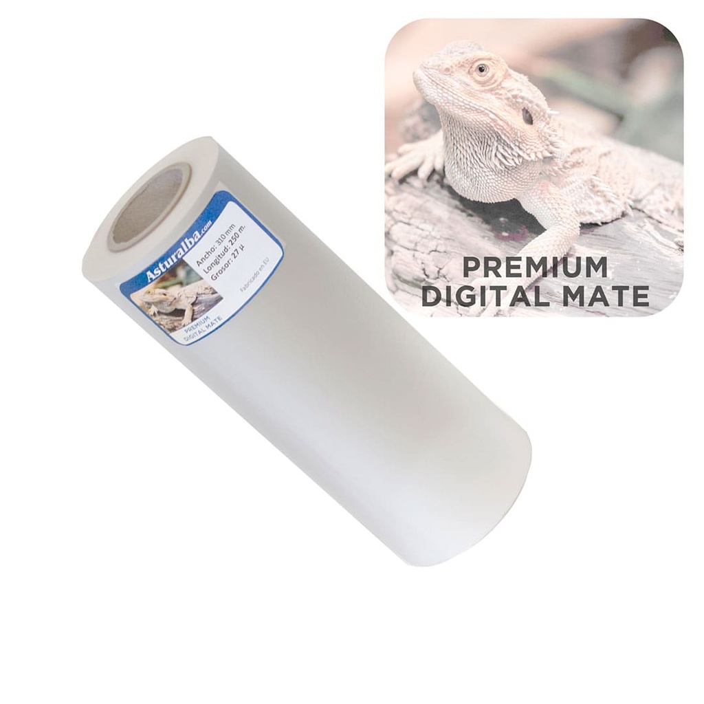 Bobina de plastificar Premium Digital Mate 27 µ 310 mm x 250 m
