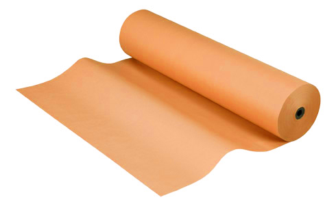 Bobina papel kraft de 5 x 1 mts. naranja