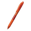 Bolígrafo retráctil Pentel EnerGel X BL107 naranja