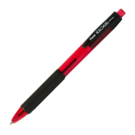 Bolígrafo retráctil Pentel Kachiri rojo