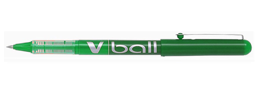 Bolígrafo roller Pilot V-Ball 0.5 verde