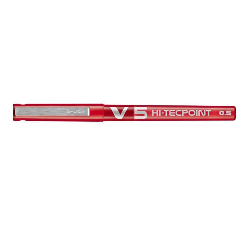 Bolígrafo roller Pilot V5 Hi-Tecpoint rojo