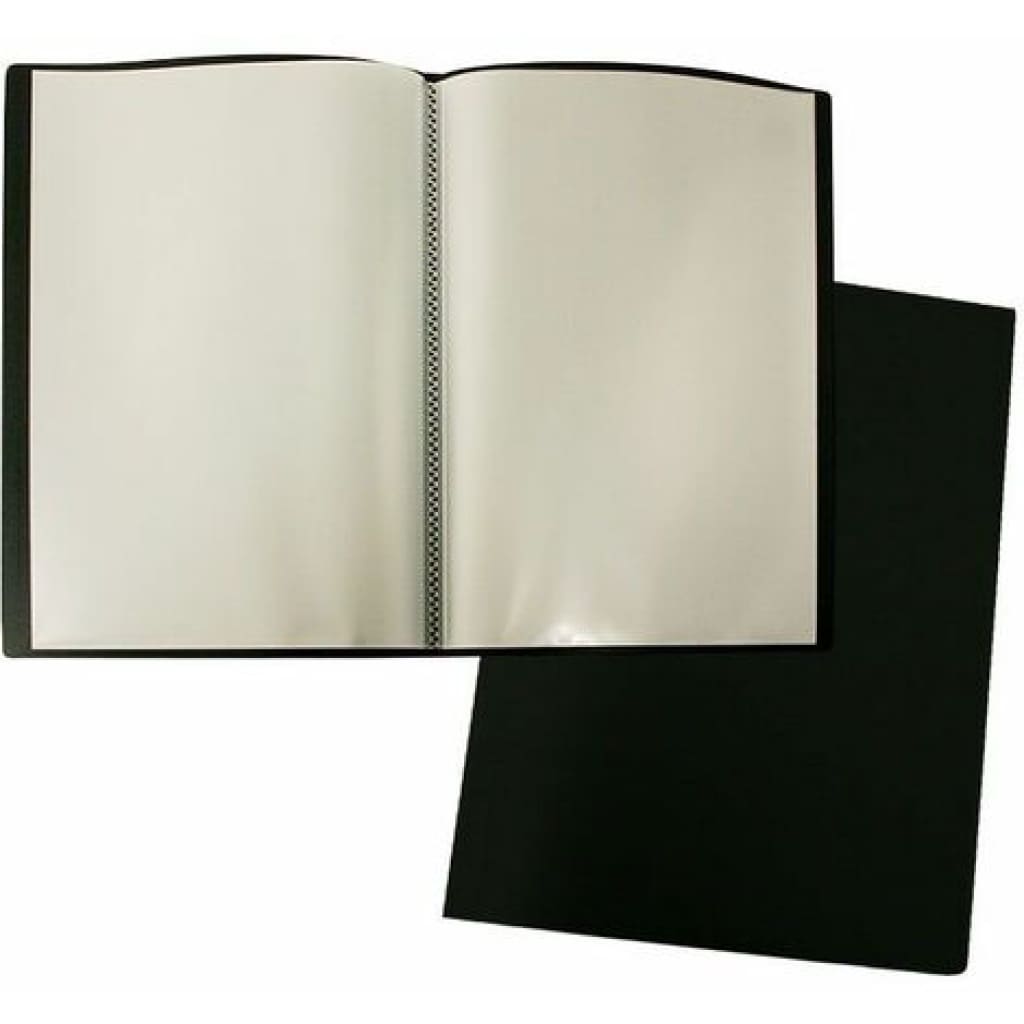 Carpeta escaparate de 10 fundas Folio MP110 negra