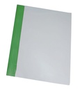Dossier fástener metálico Folio verde 150 µ Grafoplás