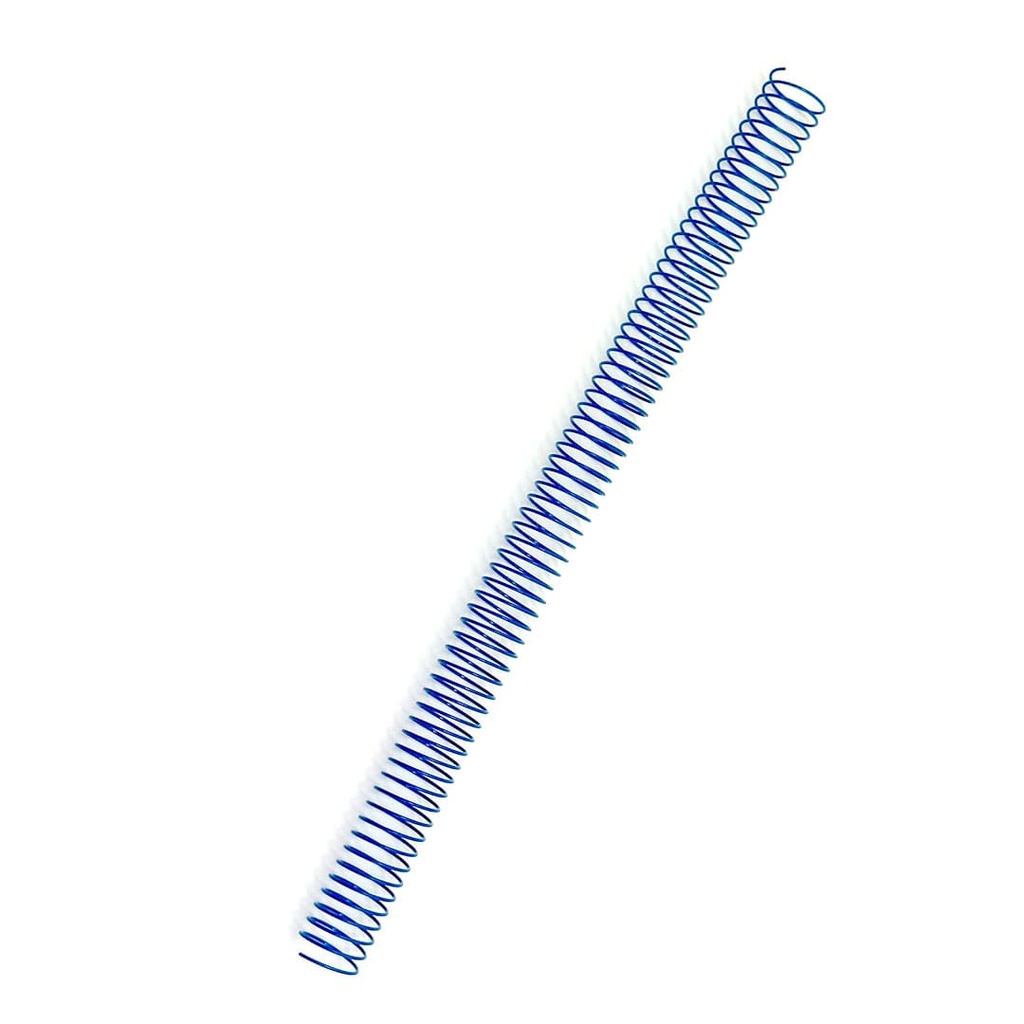 Espiral metálico azul 18 mm 5:1