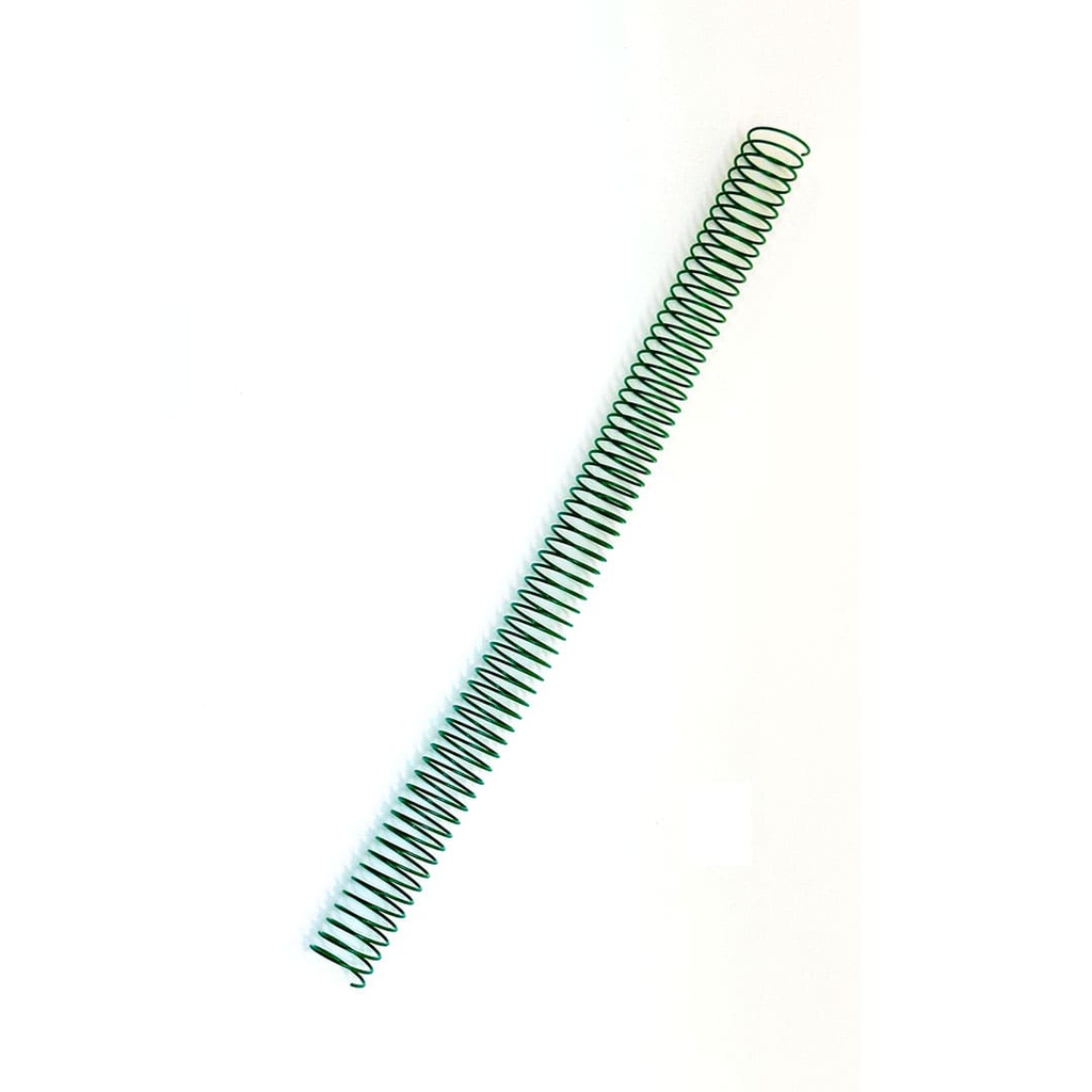 Espiral metálico verde 20 mm 5:1