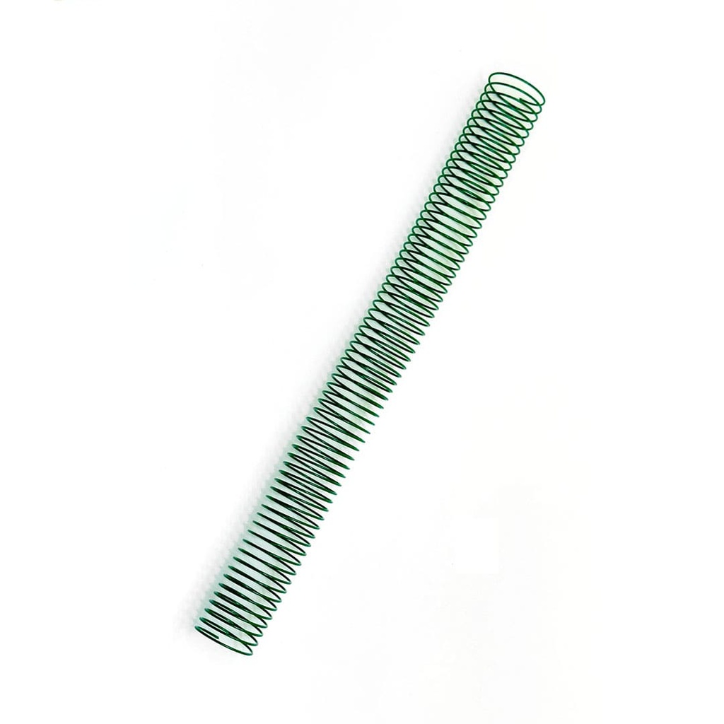 Espiral metálico verde 30 mm 5:1