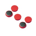 Imanes redondo 30 mm rojo (Pack 5 unidades)