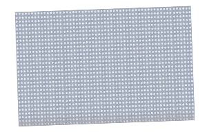 Lámina de goma EVA 40 x 60 cm. 2 mm. plateada con purpurina y lunares metálicos