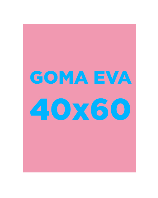 Lámina de goma EVA 40 x 60 cm. 2 mm. rosa Fixo Kids