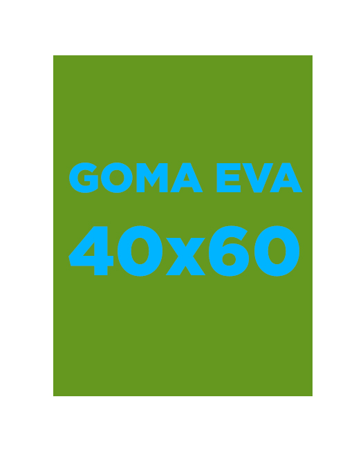 Lámina de goma EVA 40 x 60 cm. 2 mm. verde oscuro Fixo Kids