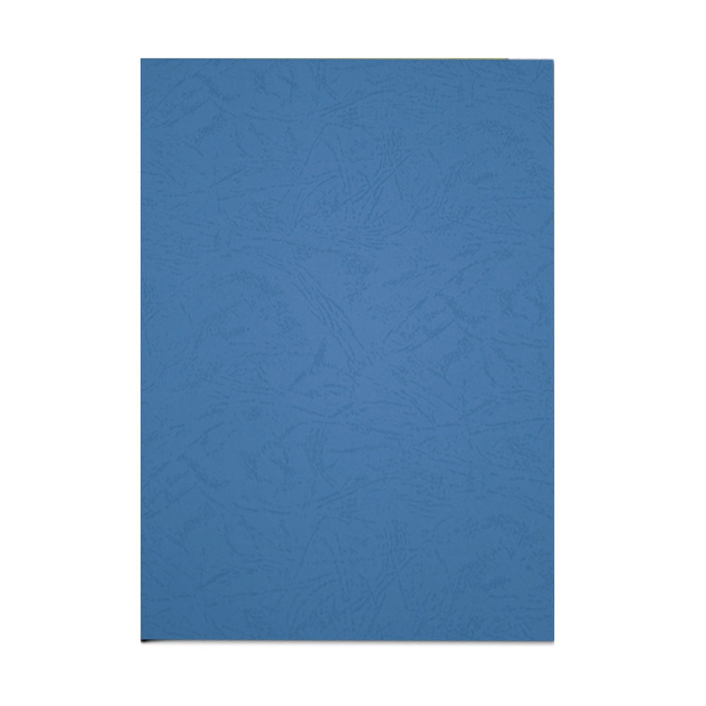 Portada de encuadernación A4 azul de cartulina de 250 g/m² Fixo