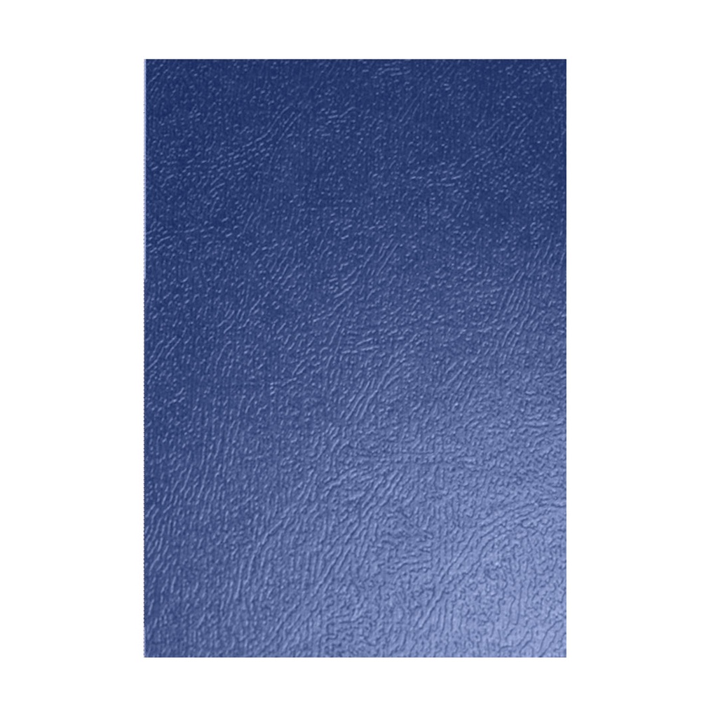 Portada de encuadernación A4 azul de cartón de 500 g/m²
