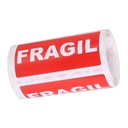Rollo de etiquetas adhesivas "FRAGIL" 100 x 50 mm Apli