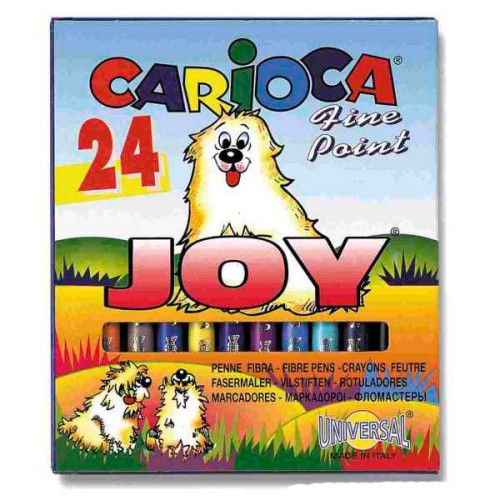 Rotuladores de 24 colores Joy Carioca