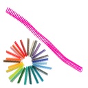 Espiral de plástico color 18 mm 5:1
