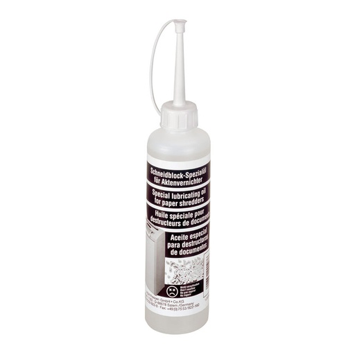 Aceite para destructora HSM (Botella de 250 ml)