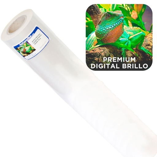 Bobina de plastificar Premium Digital Brillo 24 µ 650 mm x 250 m