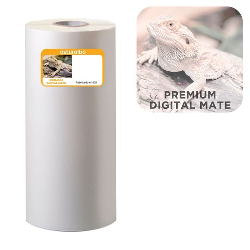 Bobina de plastificar Premium Digital Mate 27 µ 400 mm x 1000 m