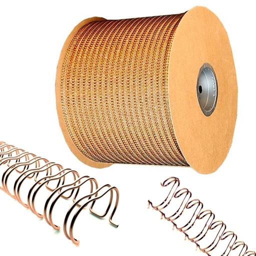 Bobina de wire-O bronce 11 mm nº7 3:1