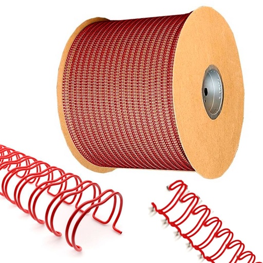 Bobina de wire-O rojo 12,7 mm nº8 3:1