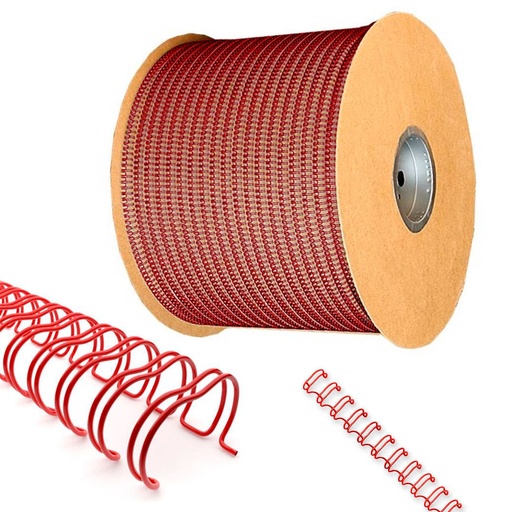 Bobina de wire-O rojo 6,5 mm nº4 3:1
