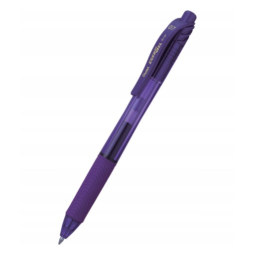 Bolígrafo retráctil Pentel EnerGel X BL107 violeta