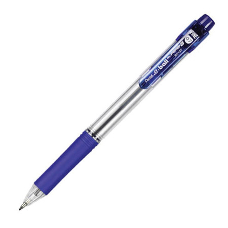 Bolígrafo retráctil Pentel Superb G e-ball azul