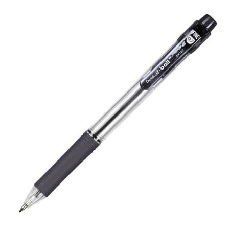 Bolígrafo retráctil Pentel Superb G e-ball negro