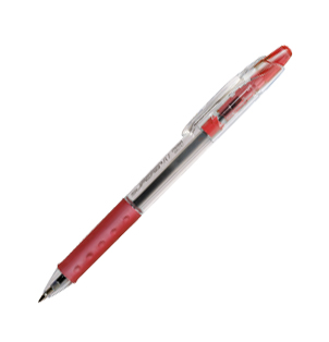 Bolígrafo retráctil Pentel Superb RT rojo