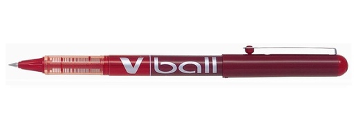 Bolígrafo roller Pilot V-Ball 0.5 rojo