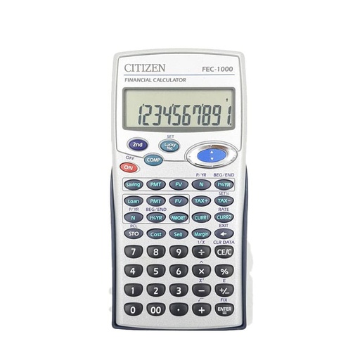 Calculadora financiera Citizen FEC-1000