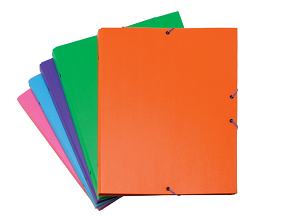 Carpeta clasificadora de 12 separadores naranja Colors