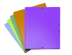 Carpeta clasificadora de 12 separadores violeta Colors