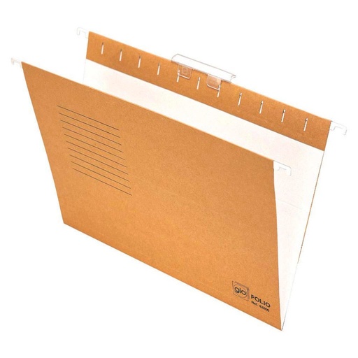 Carpeta colgante bicolor Folio con visor superior cristal Gio